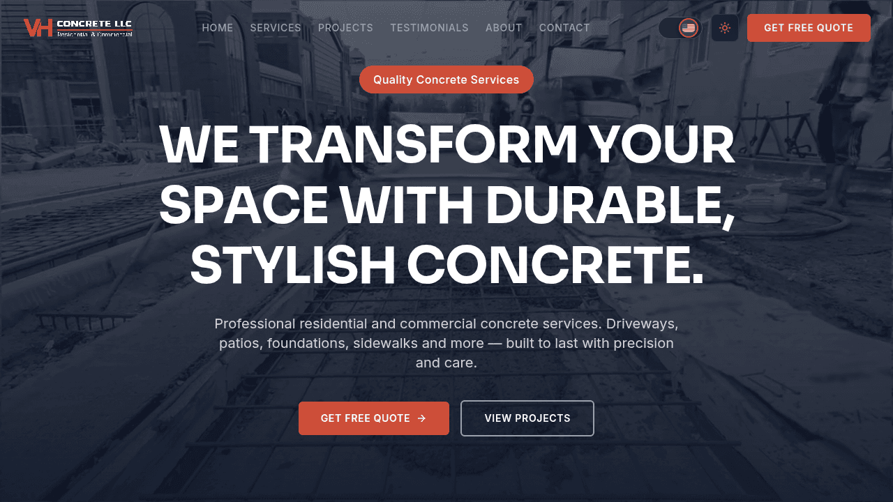 VH Concrete LLC